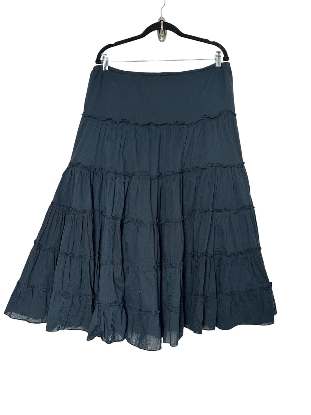 Boho Western Tiered Maxi Skirt Y2K Whimsigoth Goblincore Hobbit Countrycore